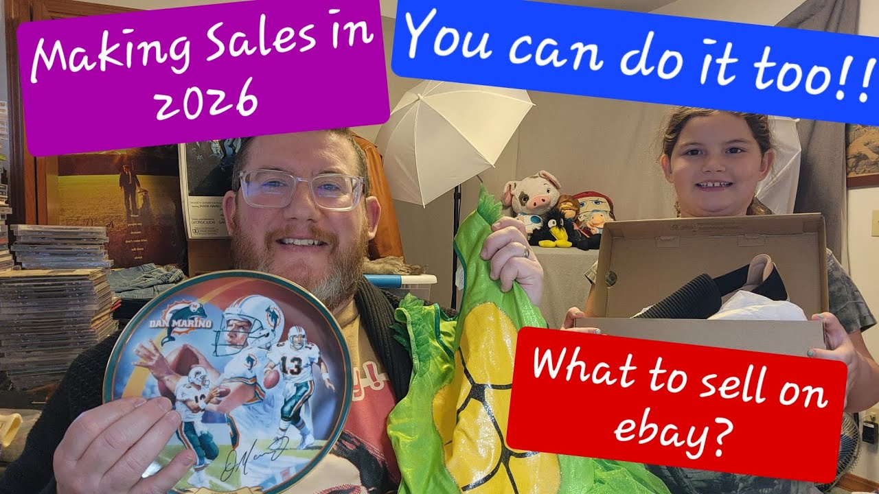 How to sell things on ebay and what to sell on ebay. You can do it too! 24 items sold for over $500