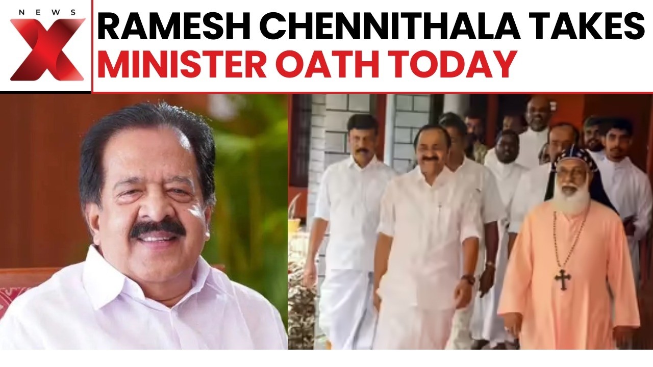 Ramesh Chennithala Takes Oath as Minister in VD Satheesan-Led Kerala Govt | NewsX
