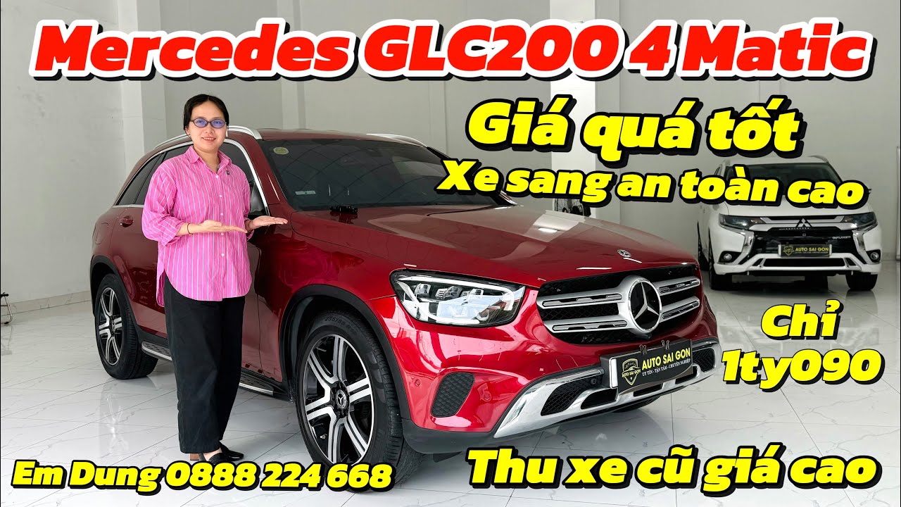 Mercedes GLC200 4 matic 2019 model 2020 lên sẵn an toàn chủ động giá giải kho|Thu mua ô tô cũ Tphcm