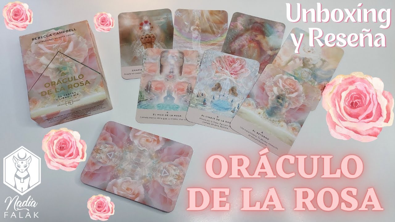 ORÁCULO DE LA ROSA 🌺 Unboxing y Reseña ✨ Nadia Falak