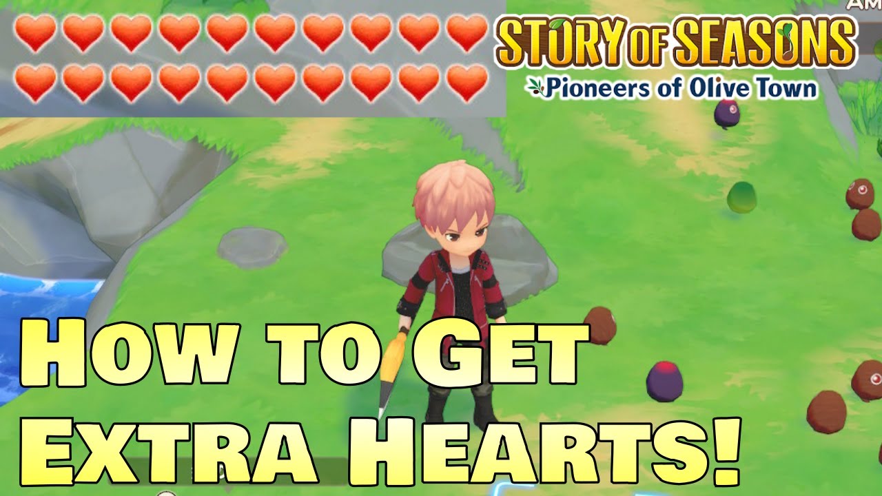 How to Increase Hearts (Stamina) in Story of Seasons Pioneers of Olive Town!