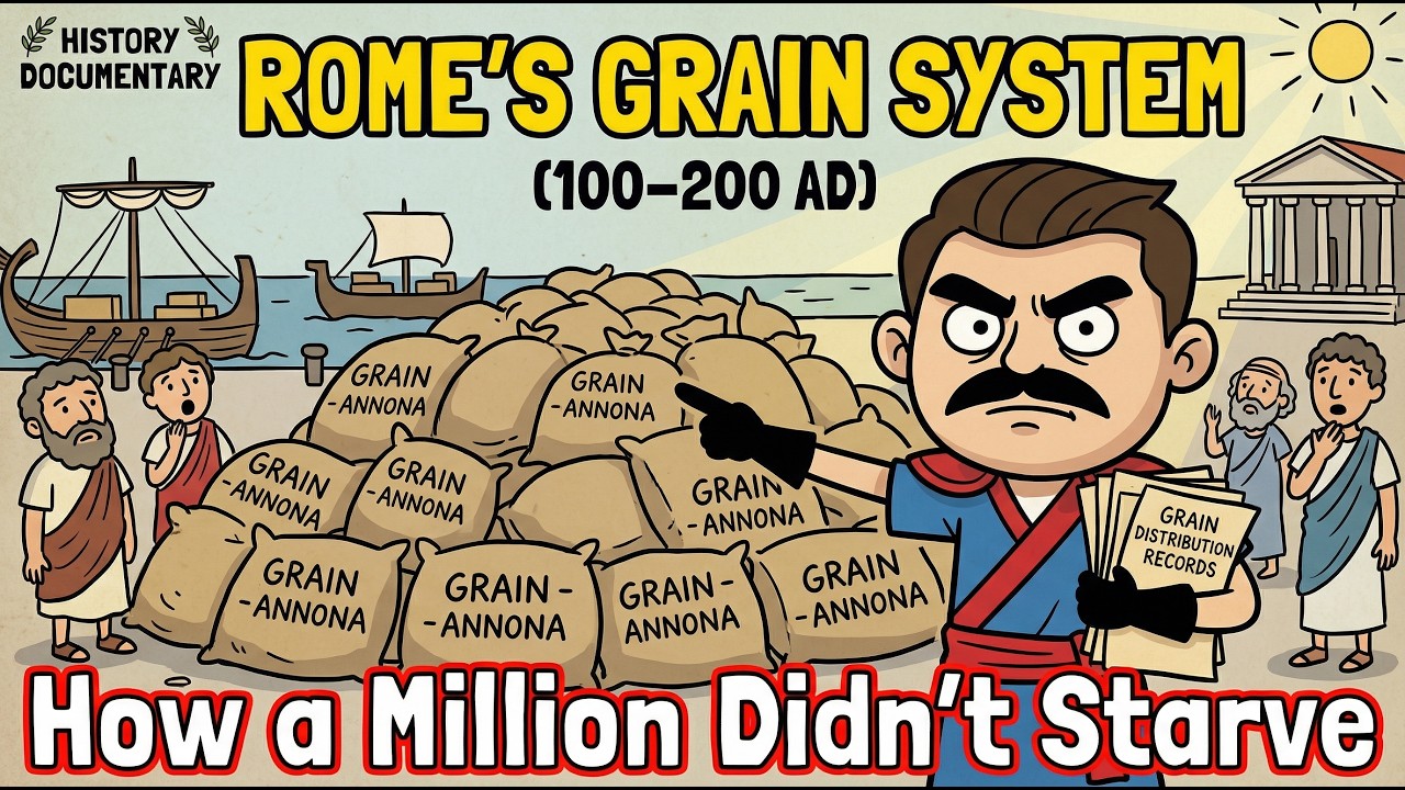 Rome&rsquo;s Grain System (100&ndash;200 AD): How a Million Didn&rsquo;t Starve