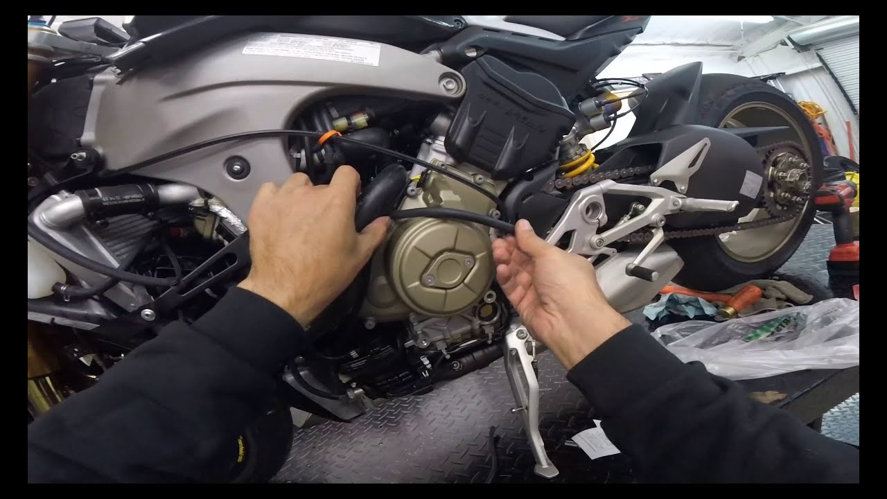 panigale v4 evap removal