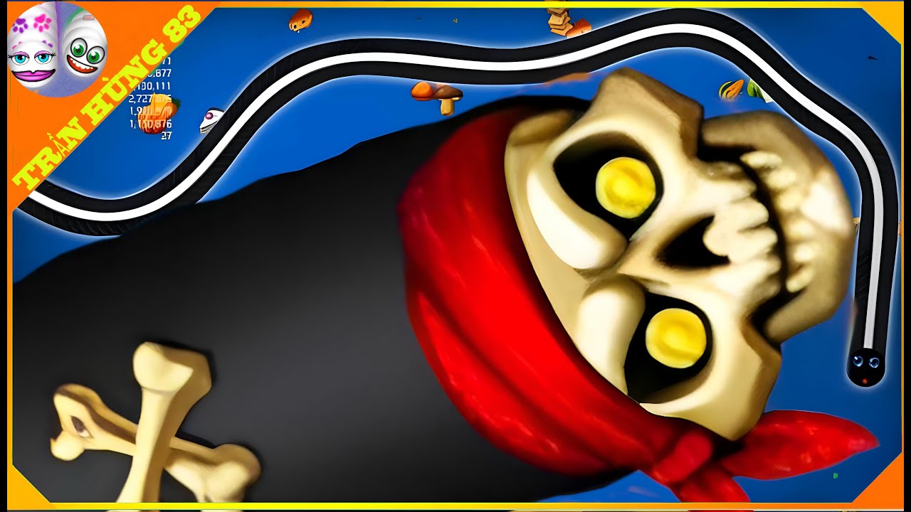 🐍WORMSZONE.IO | GIANT SLITHER SNAKE TOP 01 / Epic Worms Zone Best Gameplay! | Trần Hùng 83