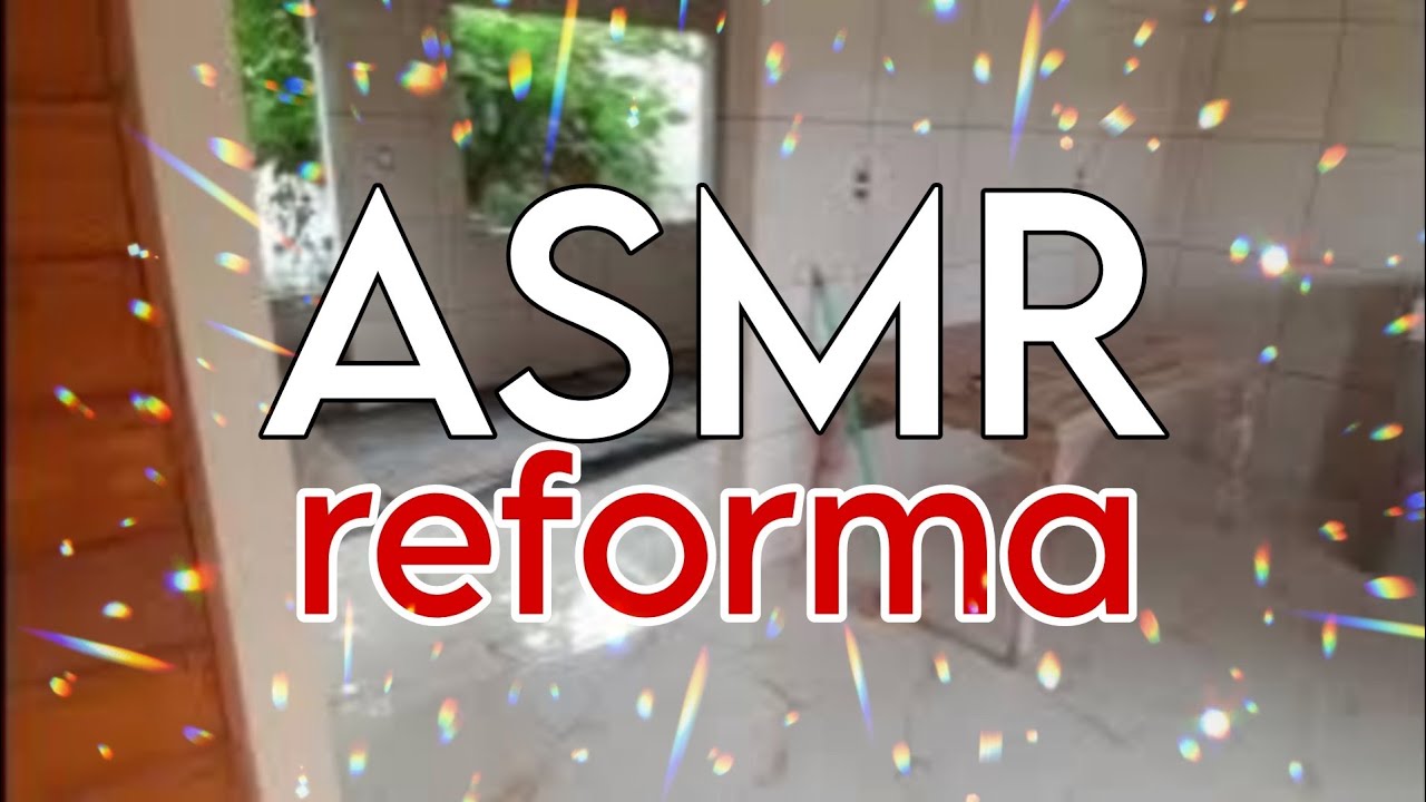 ASMR | VLOG DA REFORMA #3 #gabiasmr