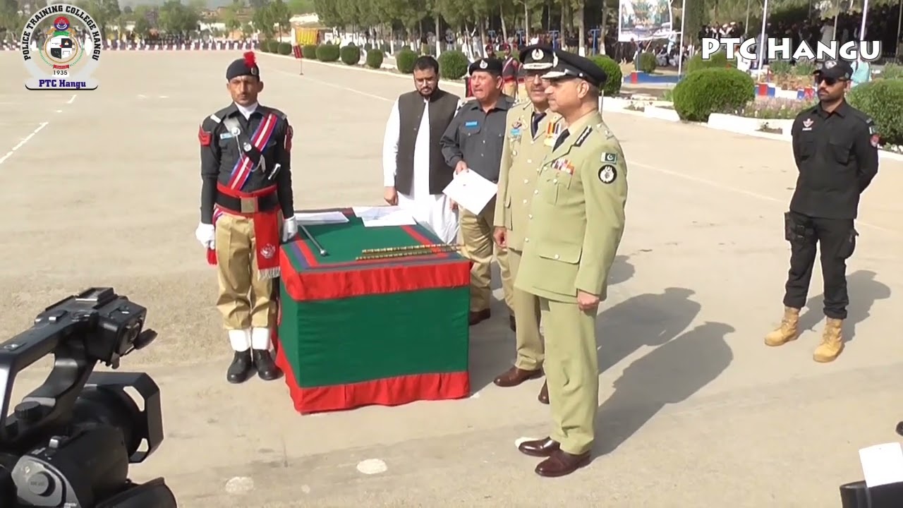 Passing Out Parade on 23 March PTC Hangu Upper intermediate lower Recruit Passing out parade