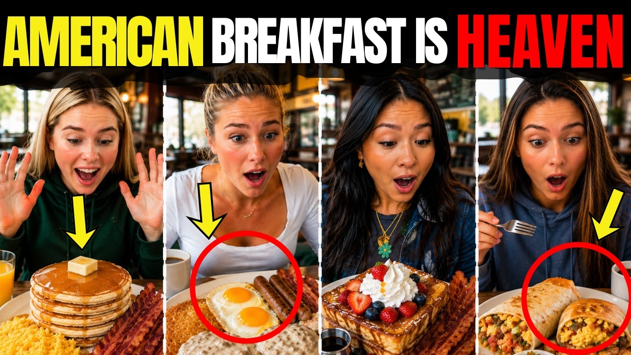 British People Try a Real American Breakfast for the First Time