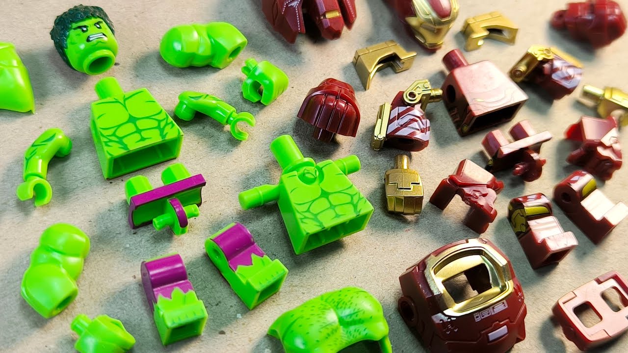 lego hulk vs Ironman Mark 38 igor | minifigures lego unofficial 