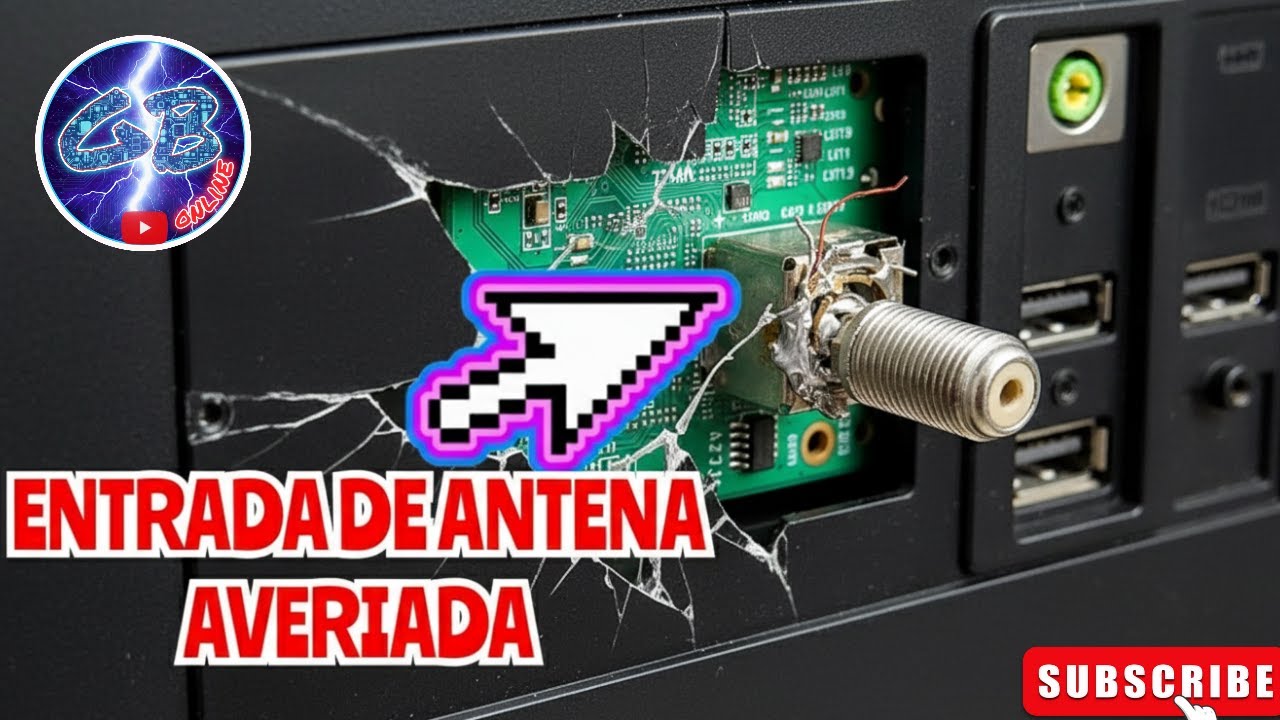 C&oacute;mo Reparar Entrada de Cable Coaxial Da&ntilde;ada (F&aacute;cil y R&aacute;pido) #gbonline