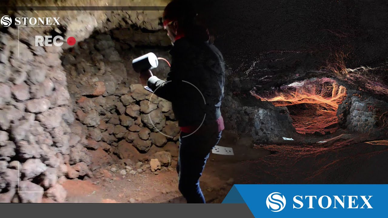 Stonex SLAM X120GO & vSLAM XVS - Lava Tunnel | Etna