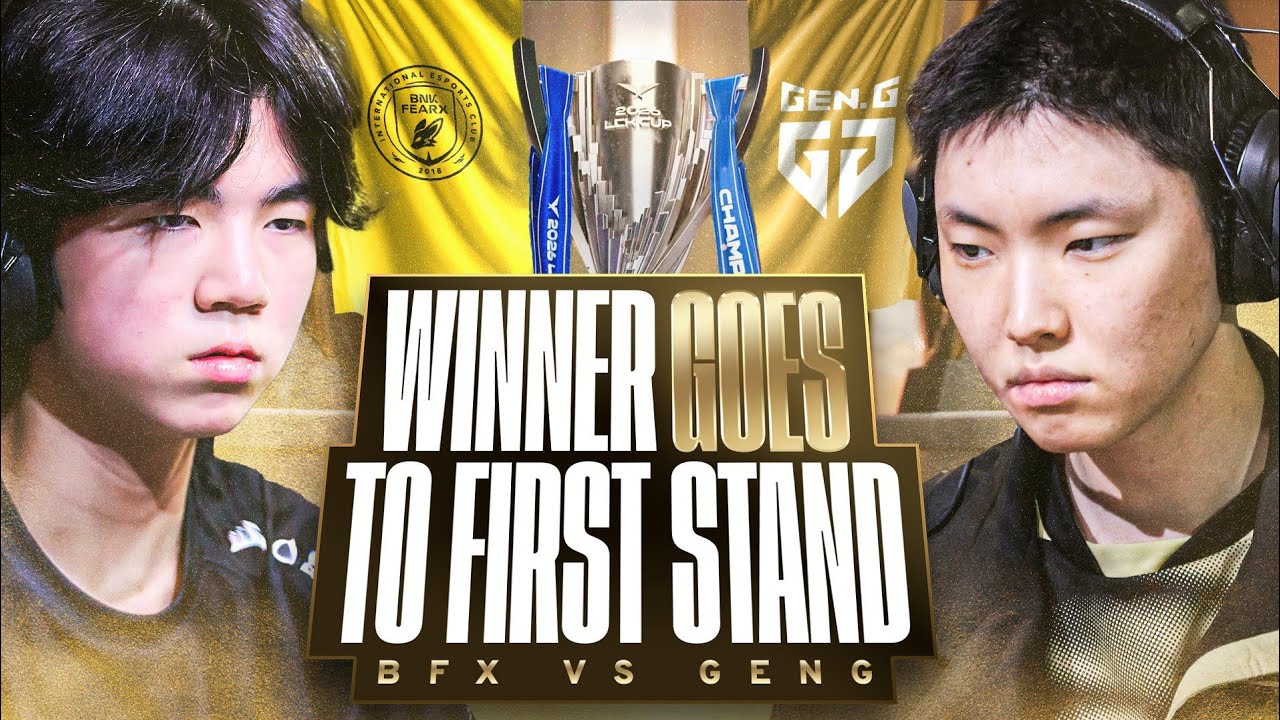WINNER GOES TO FIRST STAND - BFX VS GENG - LCK 2026