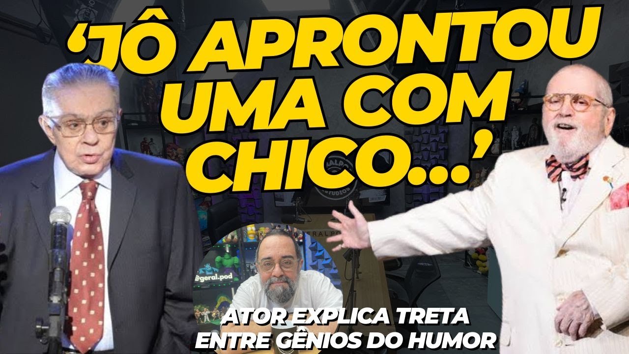 Alexandre Regis fala da briga entre Chico Anysio e Jô Soares