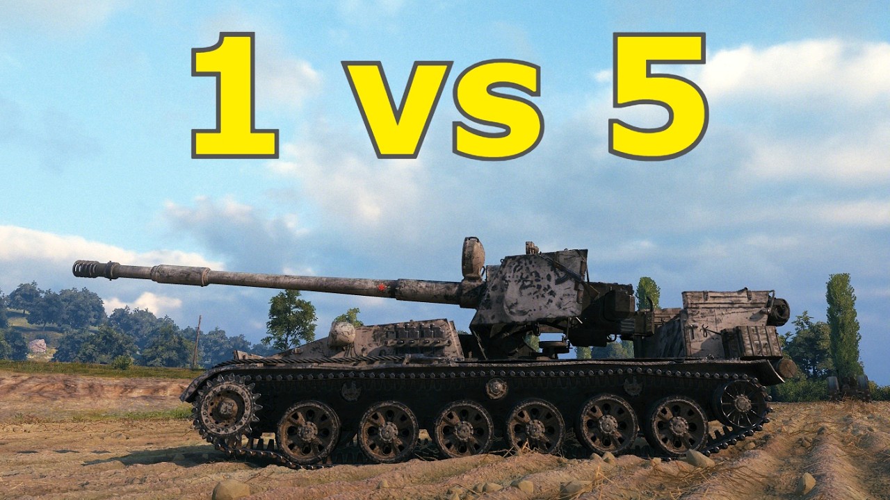 World of Tanks SU-130PM - 1 vs 5.