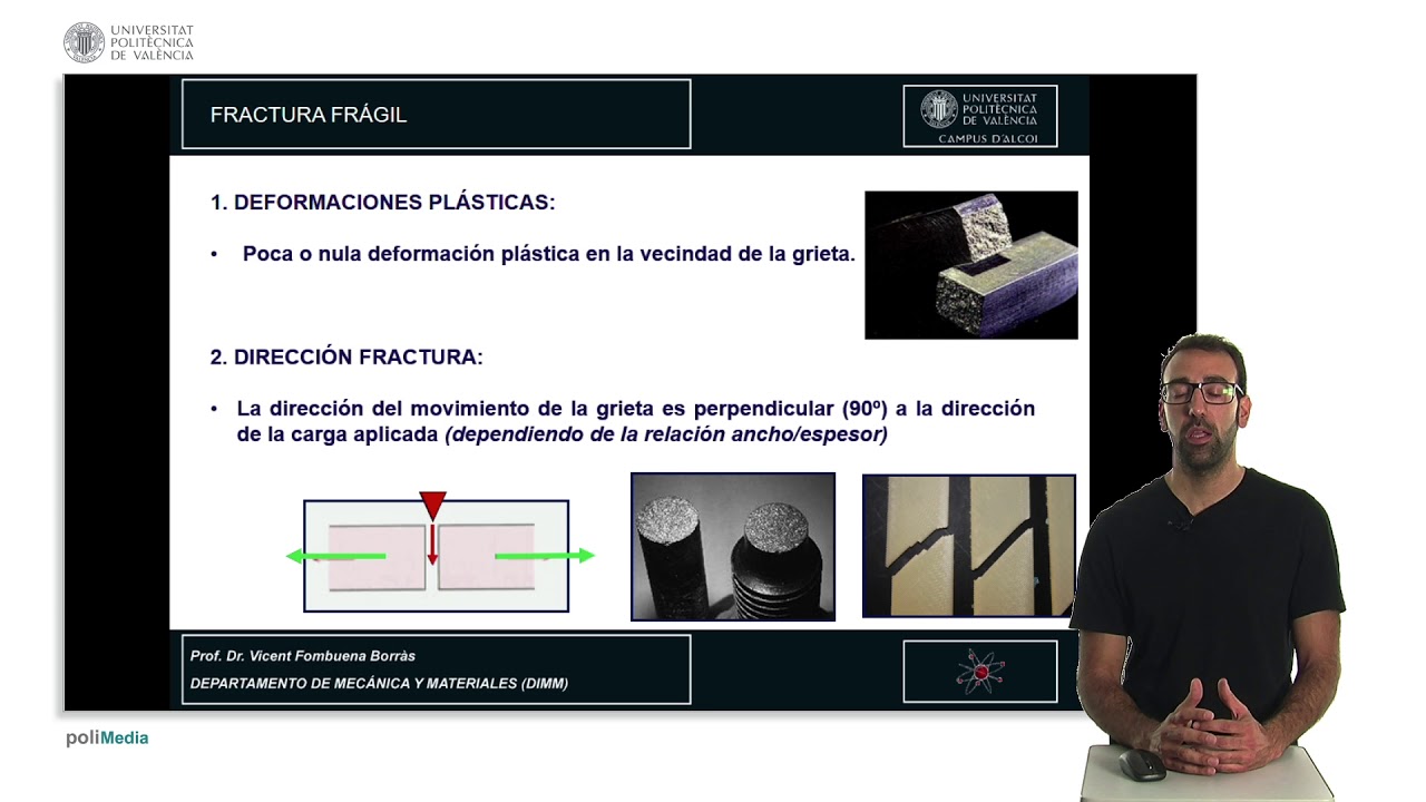 MECÁNICA DE FRACTURA. ANÁLISIS DE FRACTURAS FRÁGILES |  | UPV