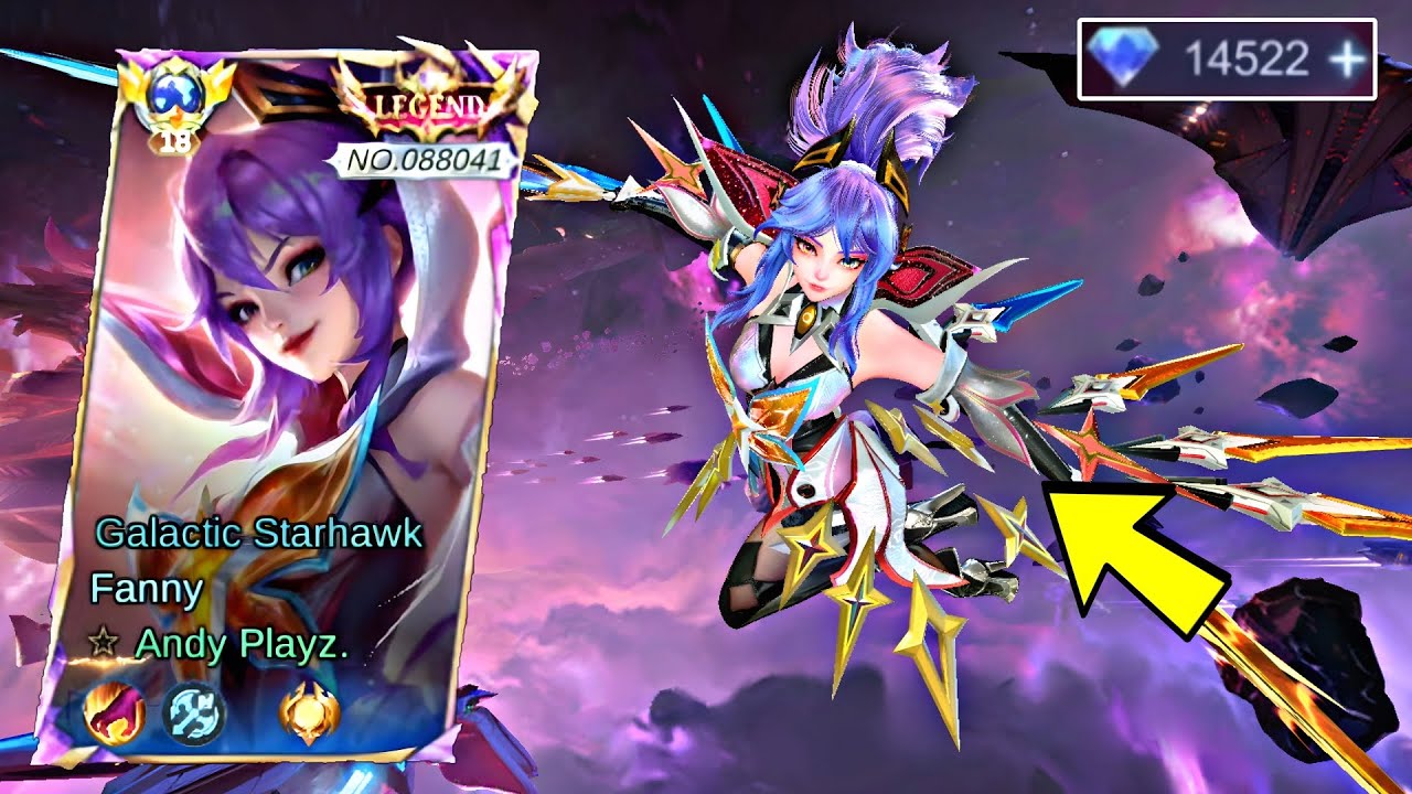 FINALLY I BOUGHT IT! ❤ GALACTIC STARHAWK FANNY LEGEND SKIN! (WORTH BUYING IT!) - MLBB