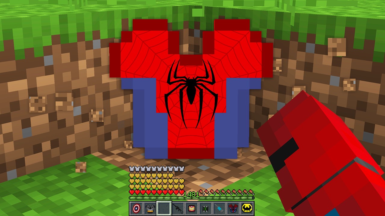 Minecraft, но каждый предмет &mdash; супергеройский..