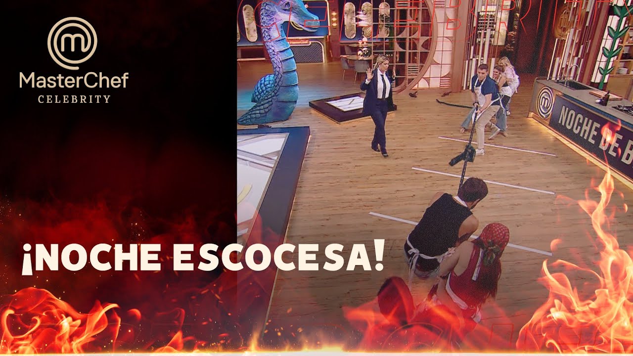Noche escocesa en Masterchef Celebrity: kilt, juegos de fuerza y beneficios explosivos