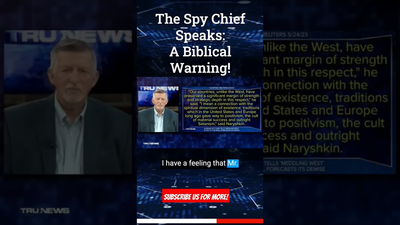 Russian spy chief issues a Biblical warning to western leaders.. #biblical #warning #christianity