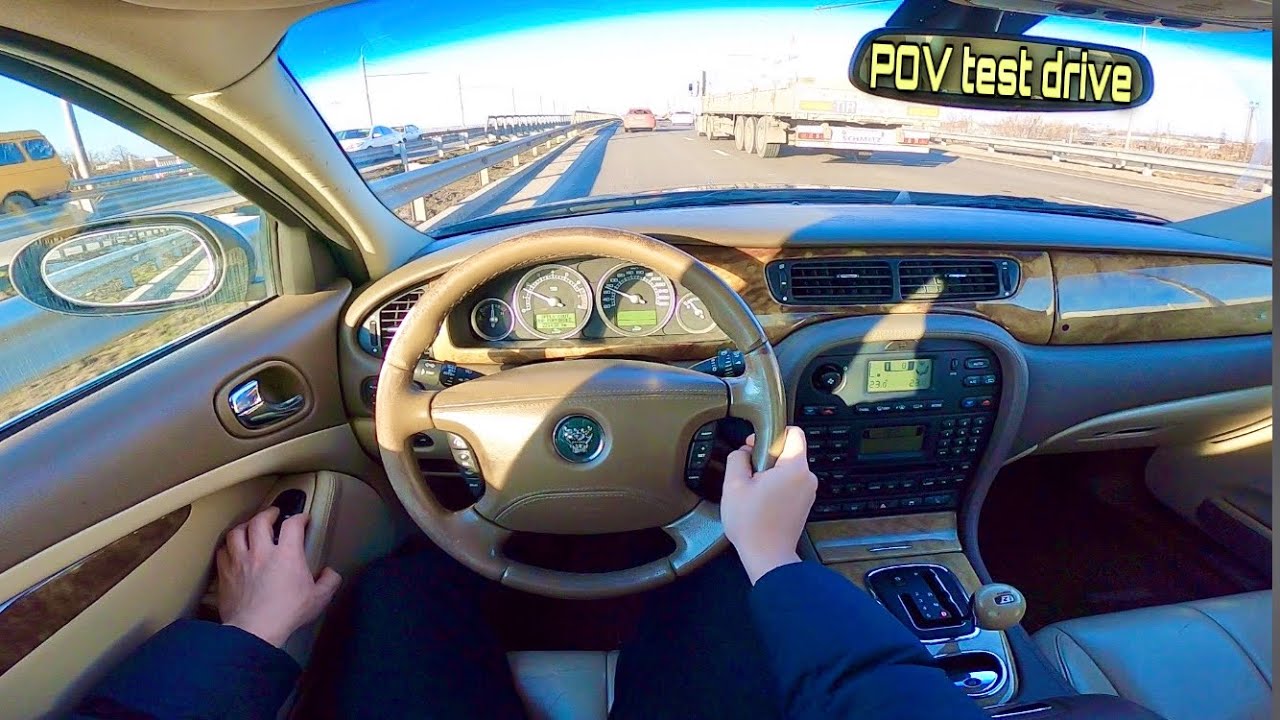 Тест-драйв Jaguar S-type 2005 года (2.5 AT 200 л.с.) от первого лица