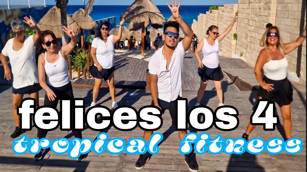 Felices los 4, Maluma y Marc anthony #zumba #tropicalfitness #angelitolizama #baile #salsa