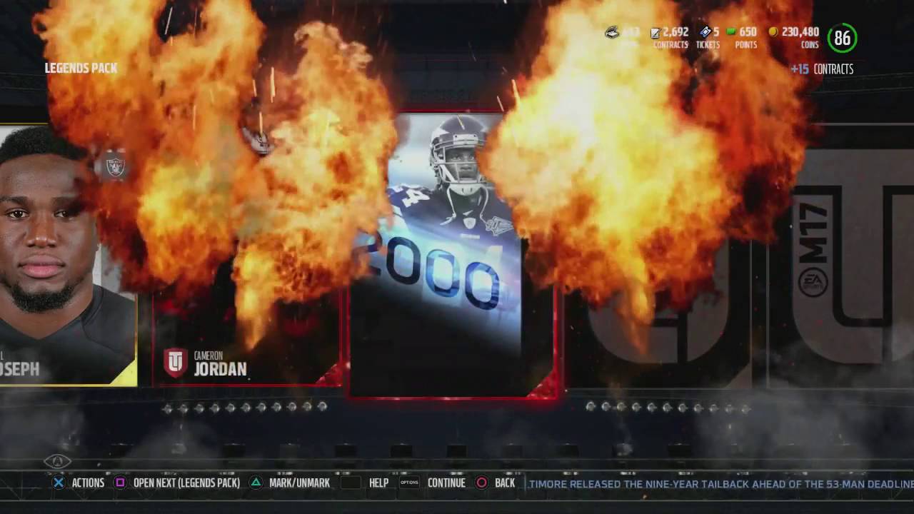 MUT 17 Pack Opening Legend Packs TWO ELITES IN ONE!!!