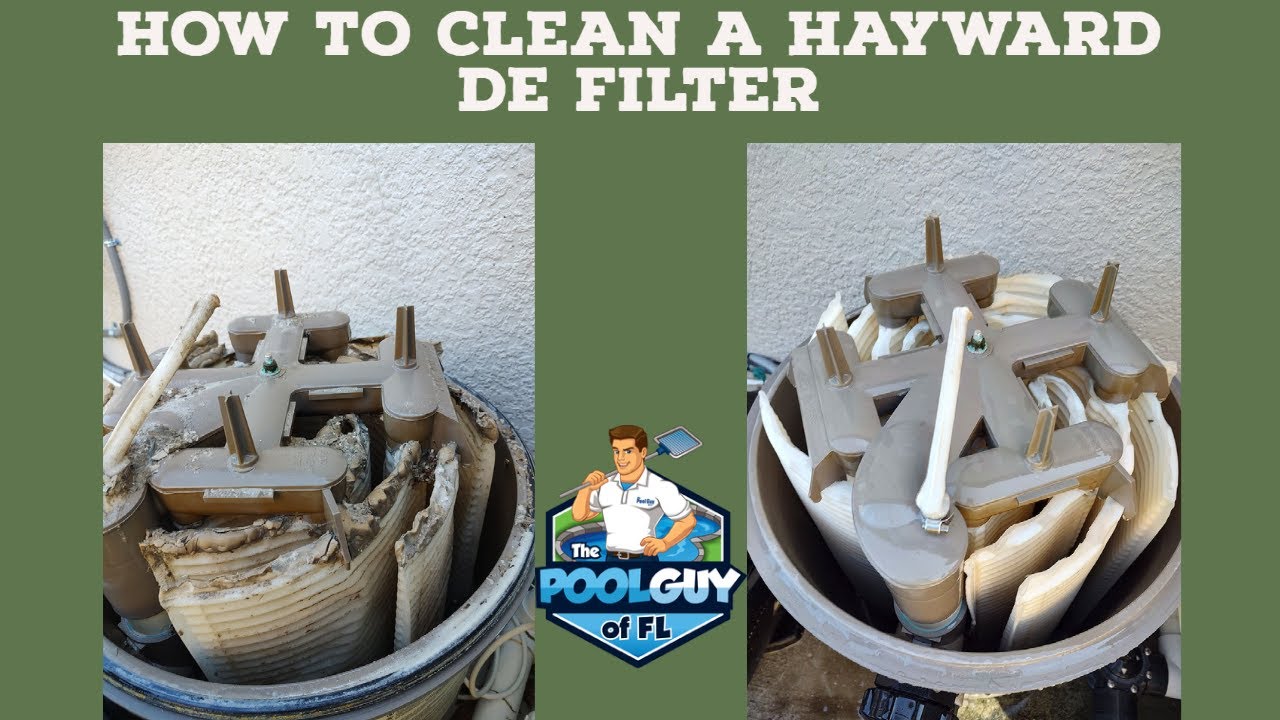 HOW TO CLEAN HAYWARD DE FILTER GRIDS FULL CLEANING