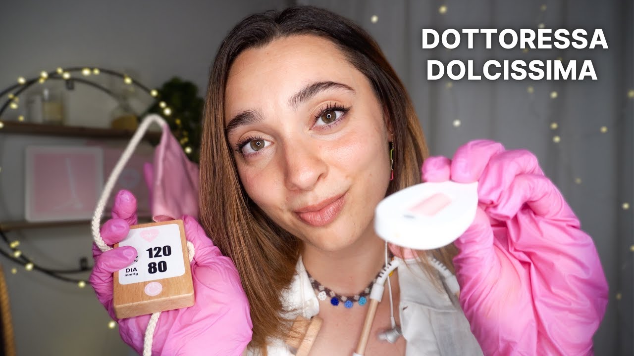 POV: una Dottoressa dolcissima ti visita in ASMR🤍