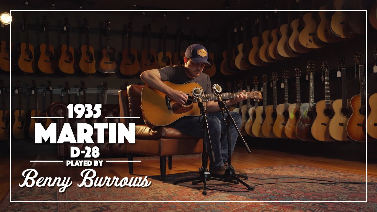 Benny Burrows plays a 1935 Martin D-28 | Live at Carter Vintage Guitars | Nashville, TN