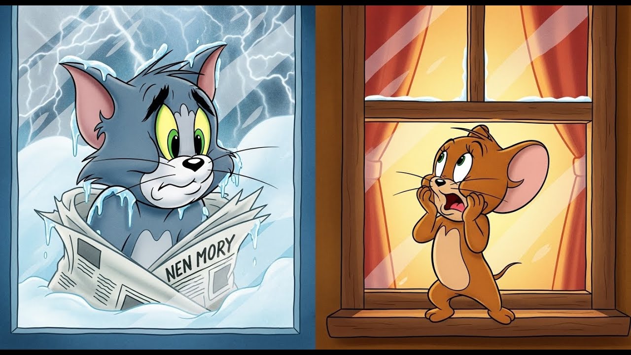 Homeless Tom Collapsed in the Snow…Jerry’s Kindness Changed Everything ❄️🐱❤️ | Fanmade