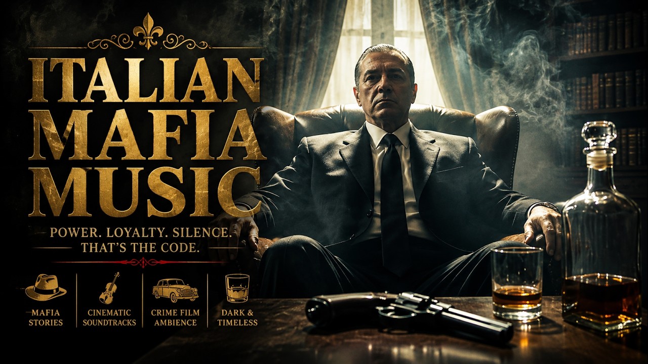 Dark Italian Mafia Music Soundtrack | 1950s Crime Cinema Inspired Atmosphere