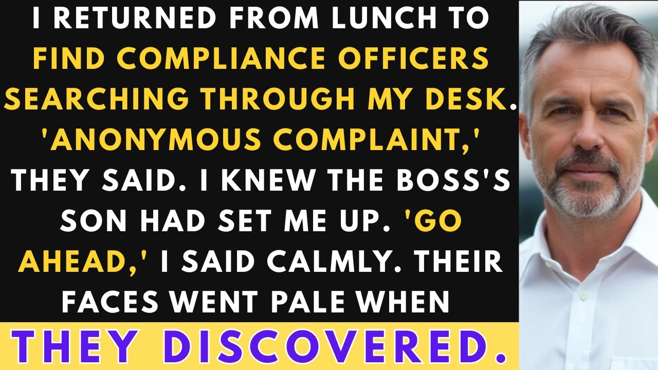 They Searched My Desk Over An 'Anonymous Report,' But The Evidence Led Back To Them..