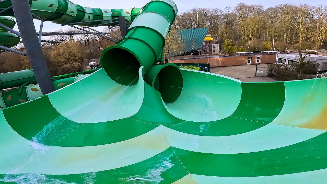 BOOMERANG Water Slide at Bellewaerde Aquapark