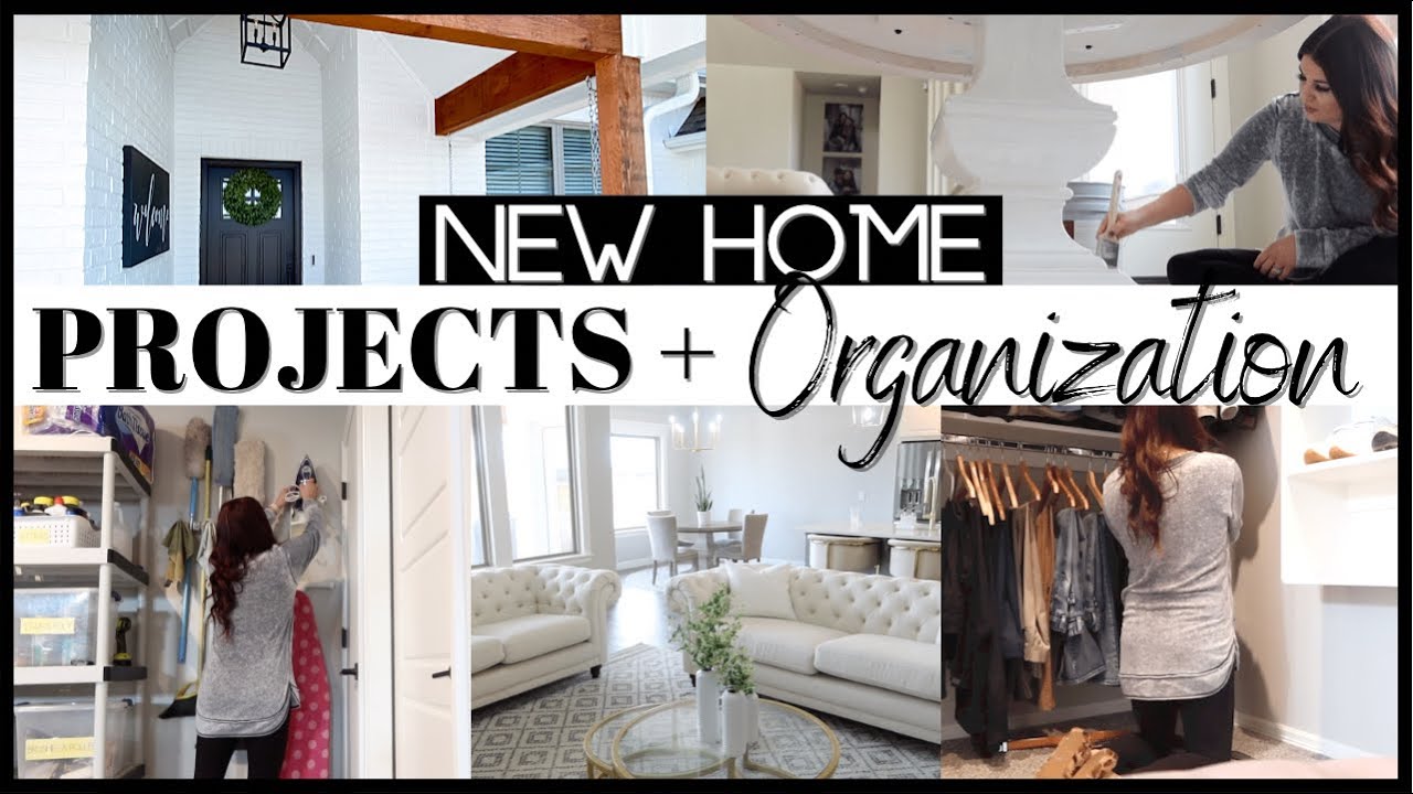 NEW HOME PROJECTS + ORGANIZATION | EASY & AFFORDABLE HOME DIY | HOME ORGANIZING PRODUCTS THAT WORK!