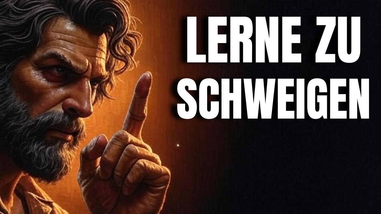 Kontrolliere deine ZUNGE oder zerstöre dein Leben - 5 stoische Lehren