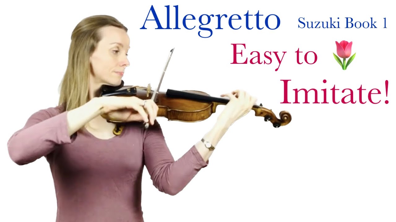 Allegretto SLOWLY, easy to copy!