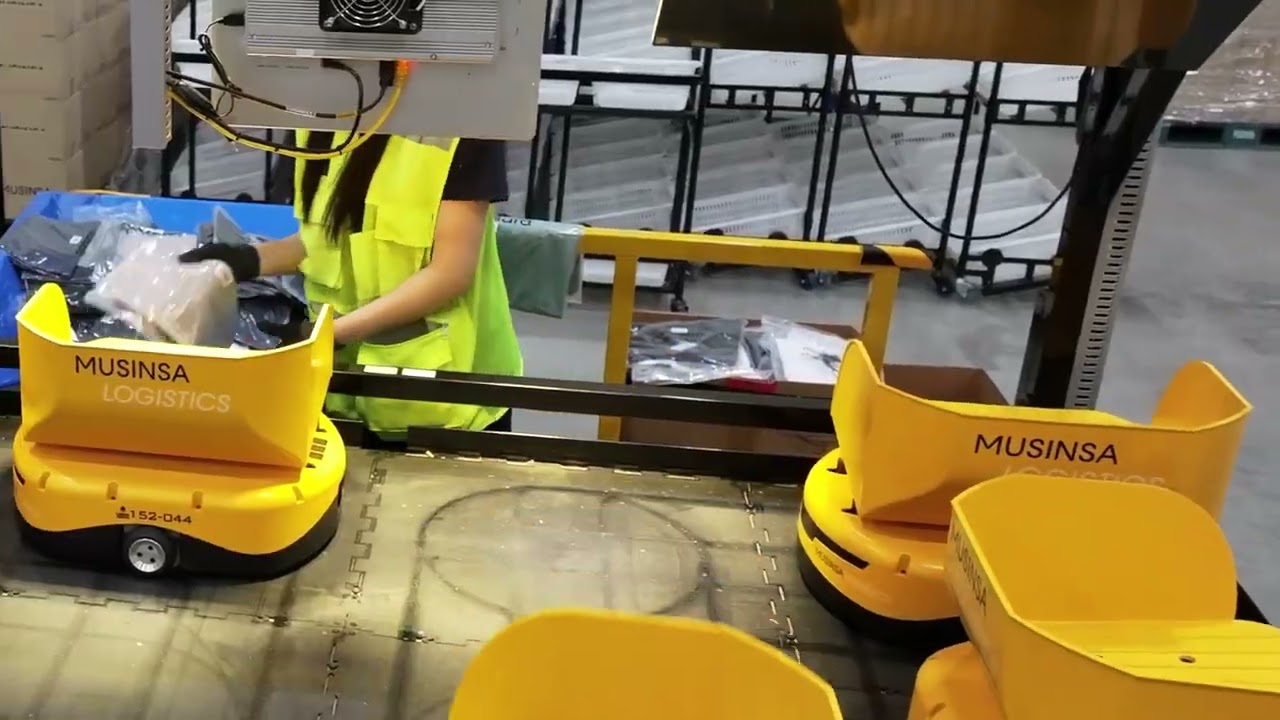 Musinsa introduces latest 3D sorting system of its warehouse