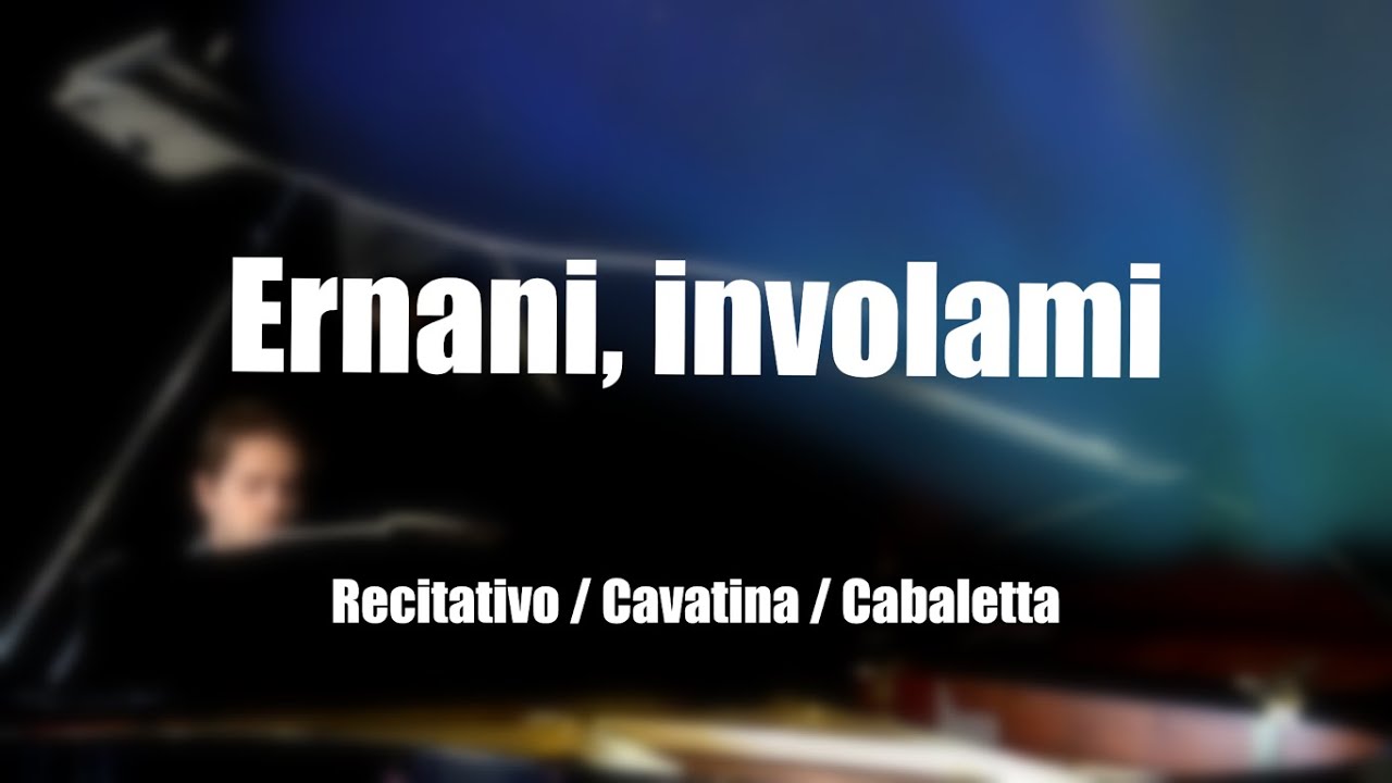 Elvira's recitativo, cavatina and cabaletta from Ernani PIANO ACCOMPANIMENT