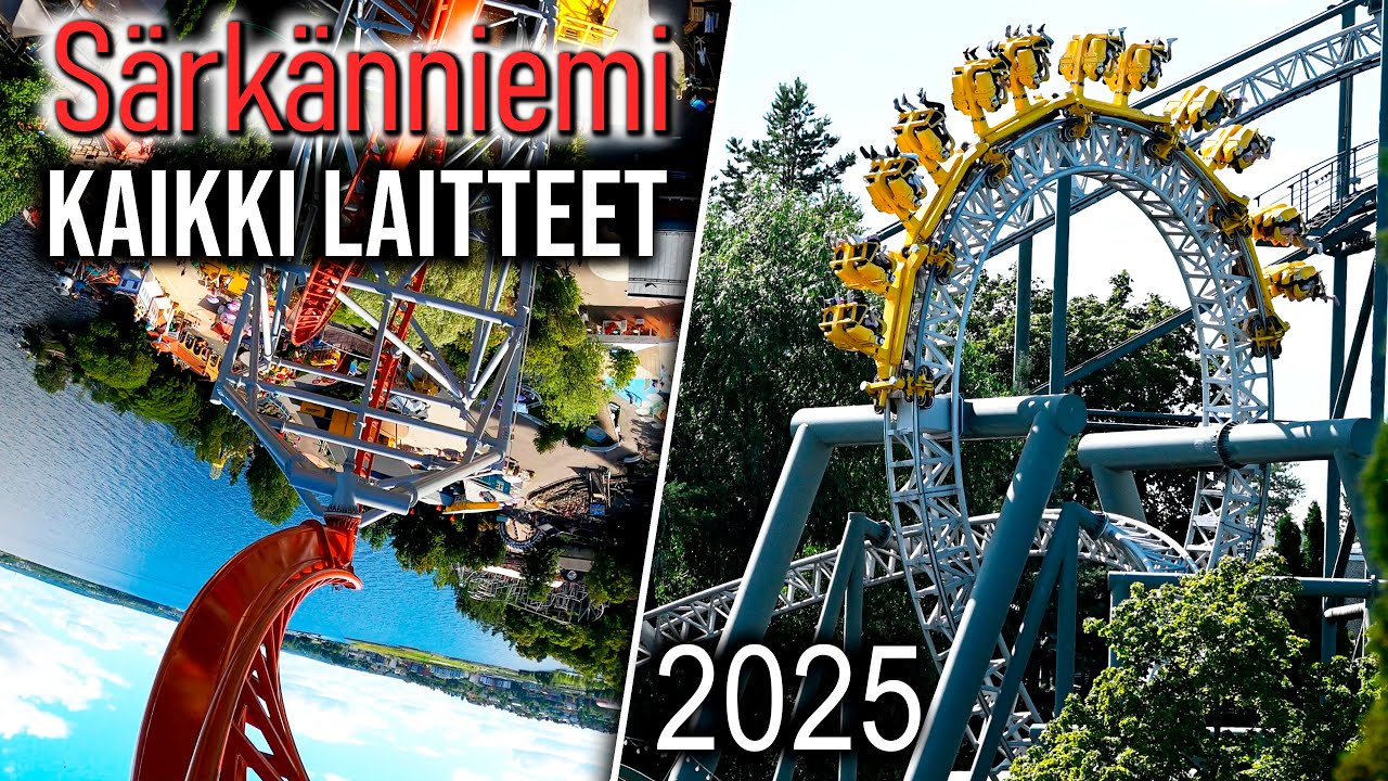 Särkänniemi KAIKKI LAITTEET 2025 +pituusrajat