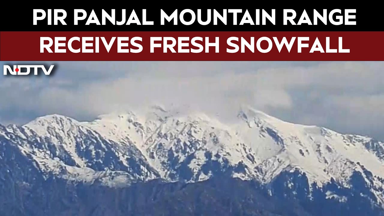 J&K News | Pir Panjal Mountain Range Receives Fresh Snowfall After Two Days Of Continuous Rainfall