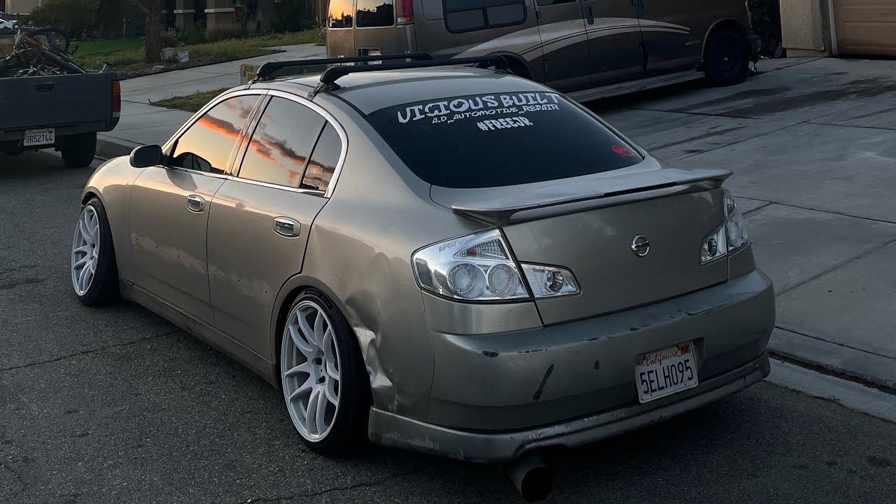 Roof racks on the v35 drift build + upcoming plans for build😮‍💨