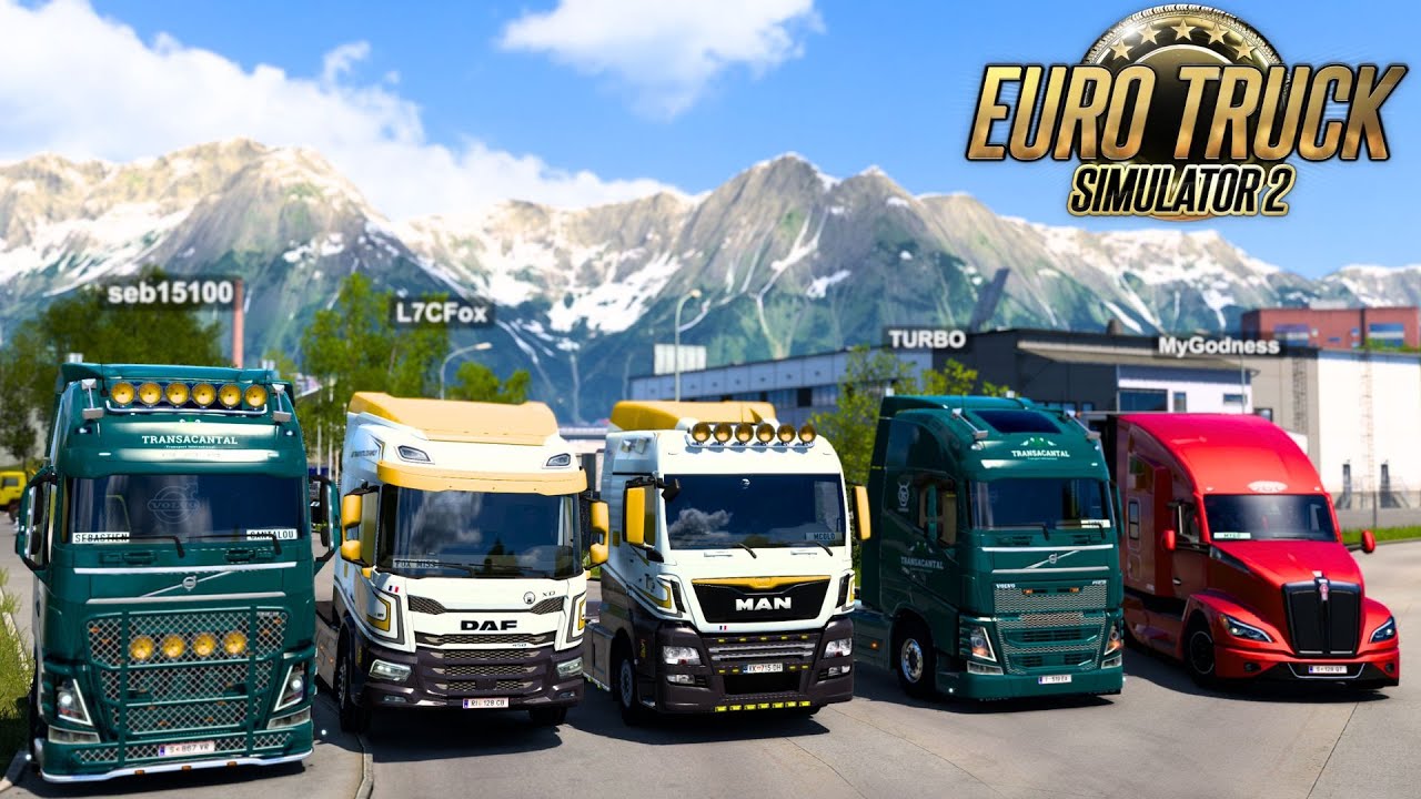 Euro Truck Simulator 2 : CONVOI EN AUTRICHE ! #28