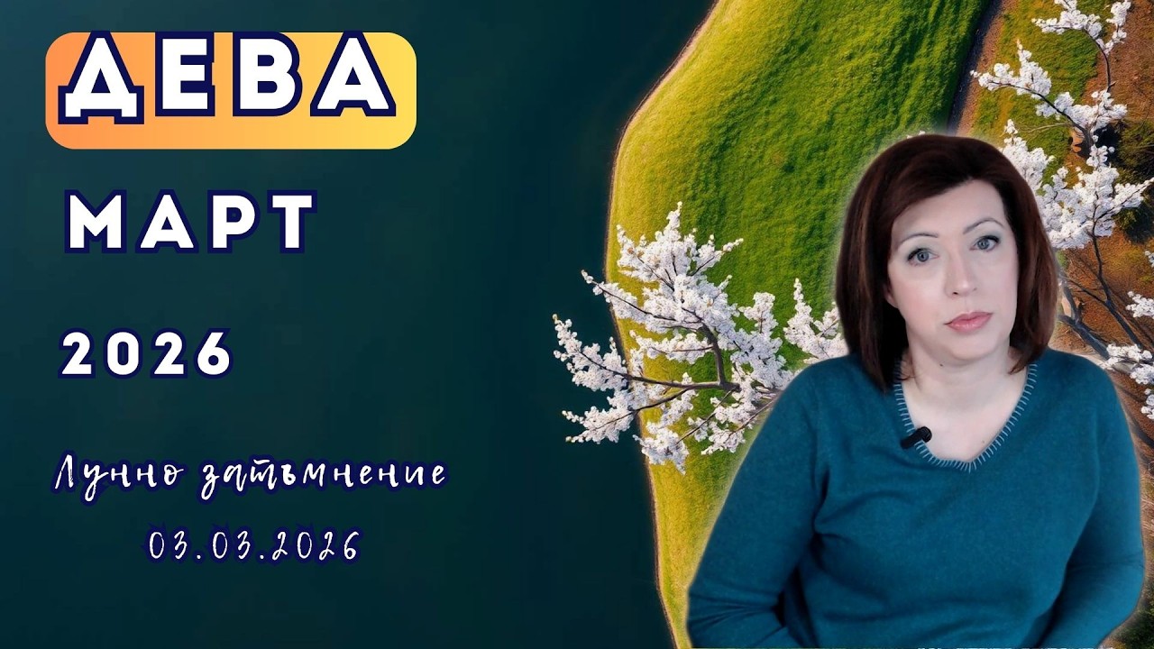 💥ДЕВА💫 МАРТ 2026💫 Месечен хороскоп💫  Лунно затъмнение 3 март 2026 в Дева.