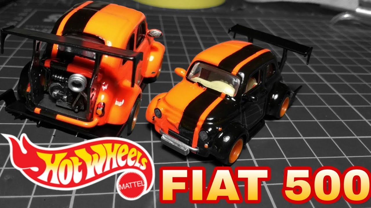 Custom hotwheels FIAT 500