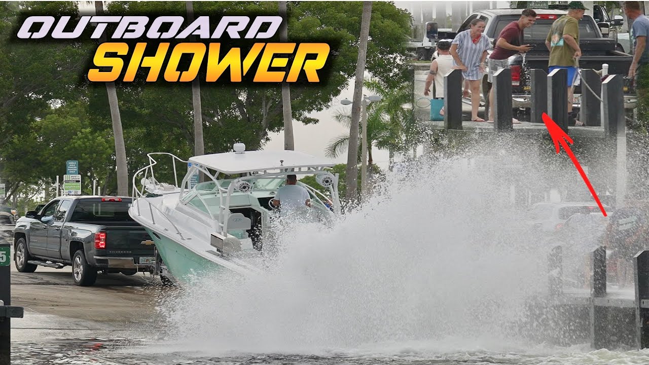 Boat Ramp Therapy / 600HP Outboards Shower!!