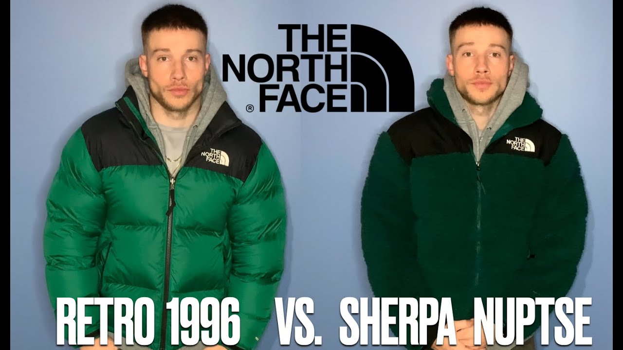 BEFORE YOU BUY! The North Face High Pile vs Retro 1996 Nuptse, Side by Side Size Guide (On Body)