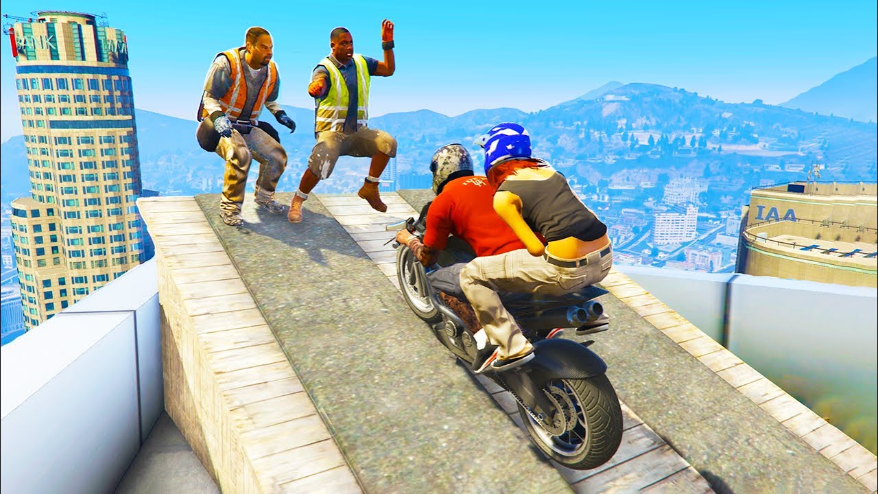 GTA 5 Funny/Crazy Jump Compilation #17 (GTA 5 Fails Funny Moments)