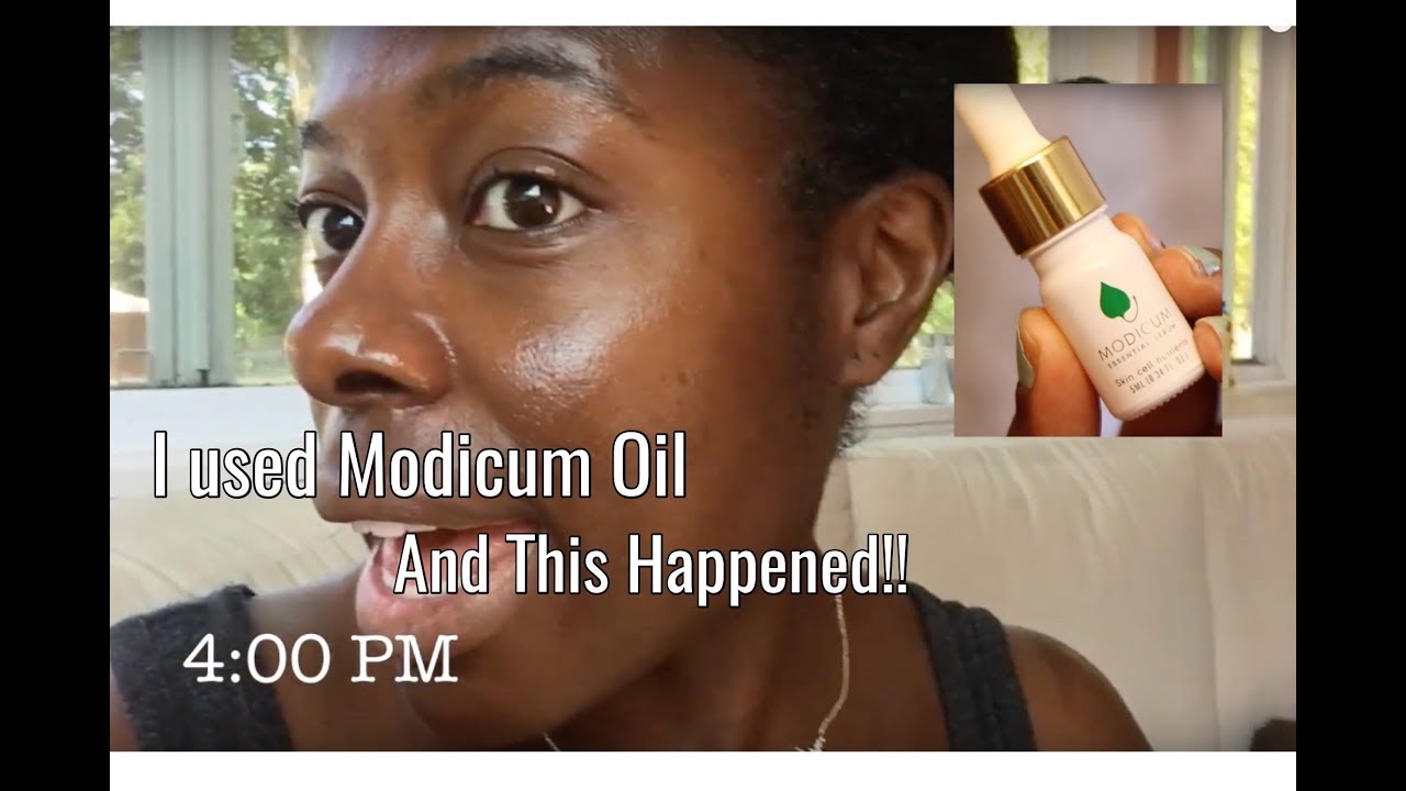 I Used Modicum Oil On My Face For One Day
