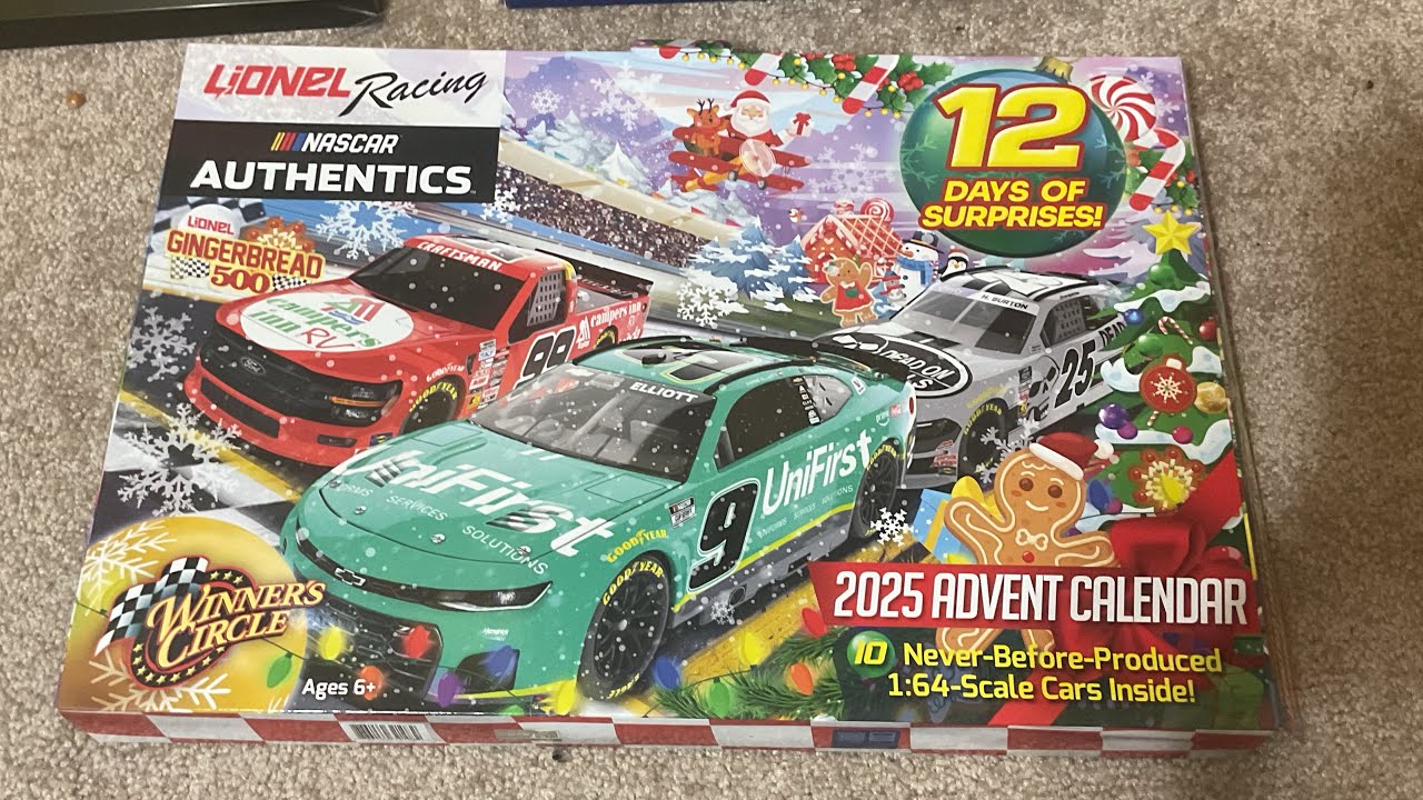 NASCAR DIECAST UNBOXING - 2025 Lionel Racing NASCAR Advent Calendar