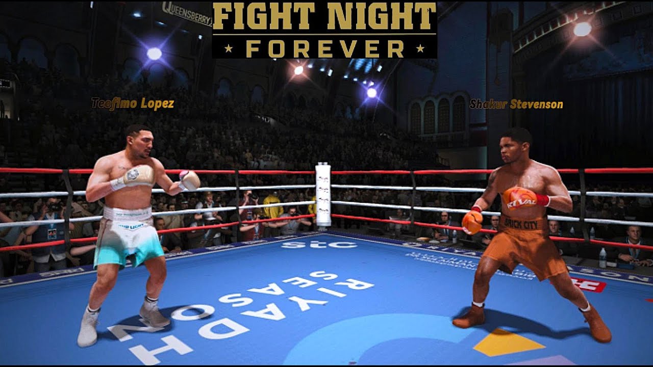 Teofimo Lopez VS Shakuer Stevenson / Fight Night Forever Gameplay