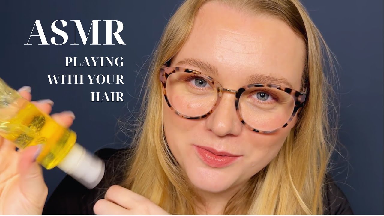 ASMR Hair Care 💇‍♀️ Brushing, Oiling, Touching (Personal Attention) | Marvin's Quiet Club
